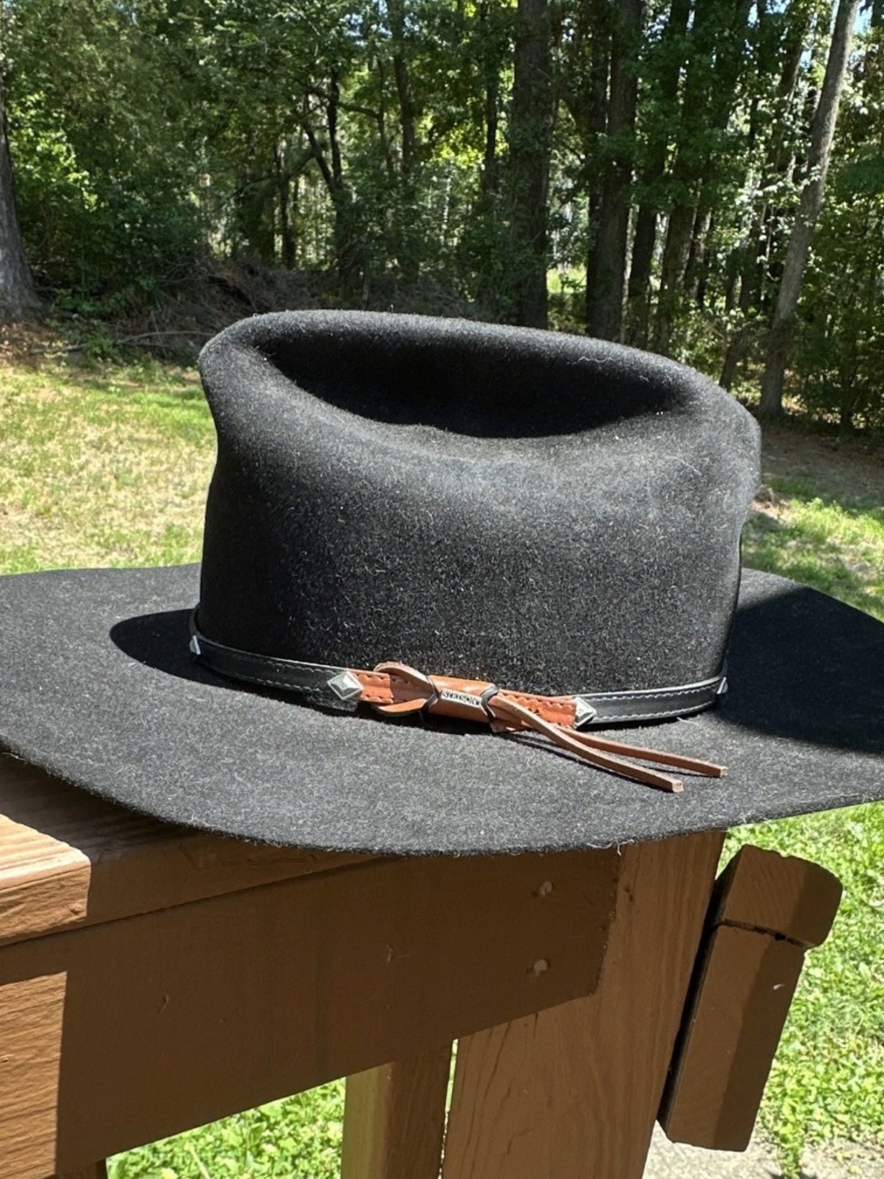 Stetson Men’s 4X Silvermine Buffalo Felt Cowboy Hat Size 7 1/4
